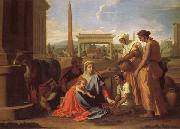 Rest on the Flight into Egypt Poussin